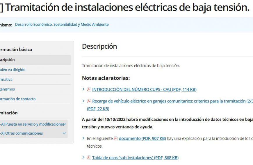 Tramitación Industria
